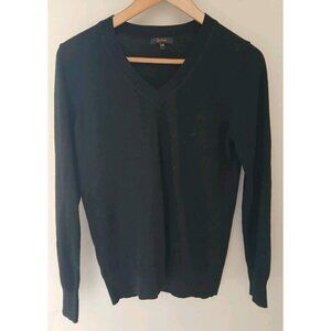 Quince Lightweight Cotton Cashmere V-Neck Sweater